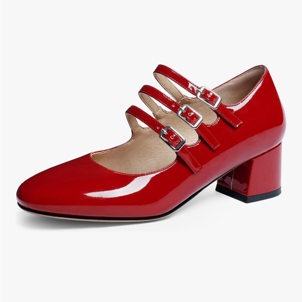 Red Naiyee Mary Jane